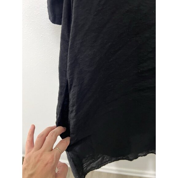 Cut Loose Black Dress Size Small Lagenlook Pockets - Picture 4 of 15